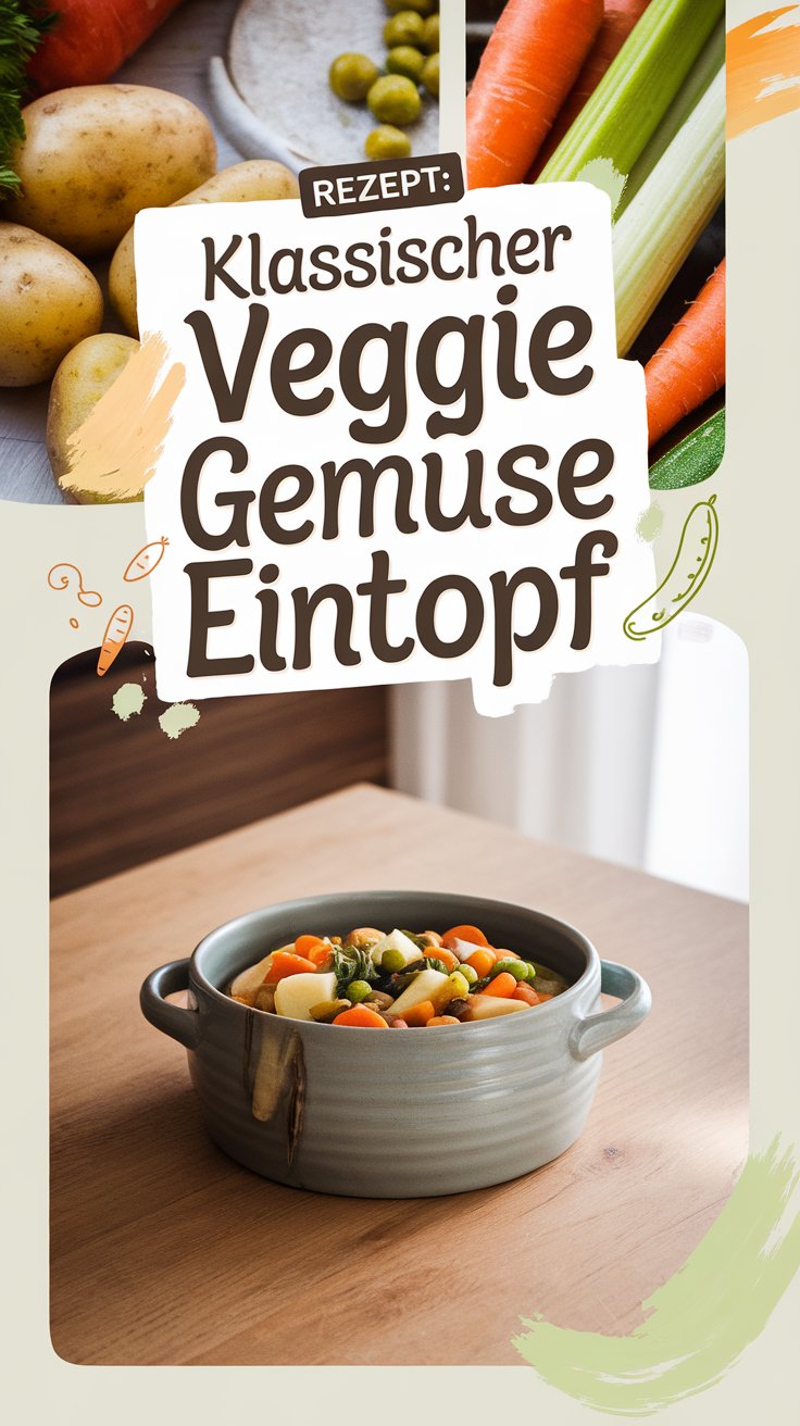 Klassischer vegetarischer Gemüseeintopf – Herzhaft & gesund